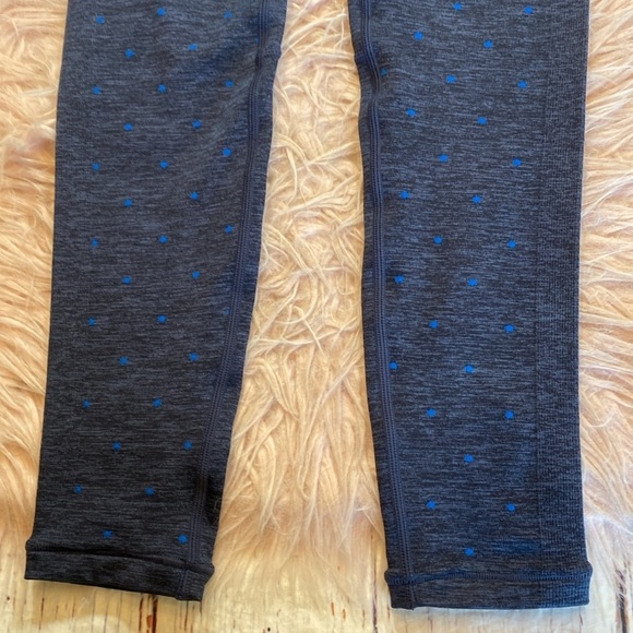 Splits59 Mika Polka Dot Blue High Rise Seamless Leggings sz S/M - Picture 7 of 11